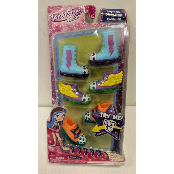 Sketchers Other - NEW Skechers Twinkle Toes Light Up Doll Shoes 3 Pair Pack Dizzy Days JAKKS